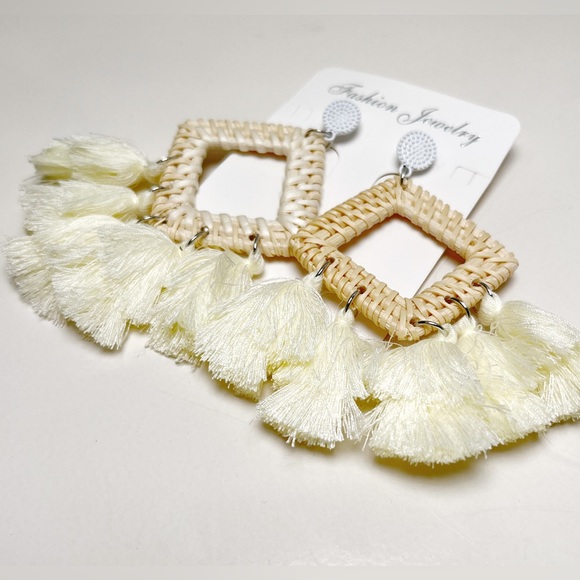 💛Bohemian Rattan Earring | Lightweight |Brand New 💛 - Picture 3 of 6